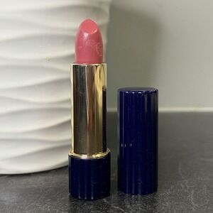 Vintage Estee Lauder All Day Lipstick SWEET PEA Blue Ribbed Tube Full Size NEW